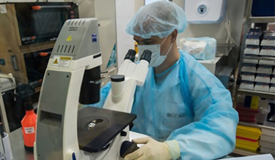 Blood test lab